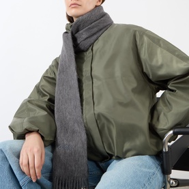 Vinnie Logo Fringe Scarf