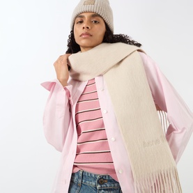 Vinnie Logo Fringe Scarf