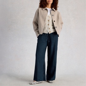 Ally Linen Wide Leg Trousers