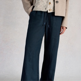 Ally Linen Wide Leg Trousers
