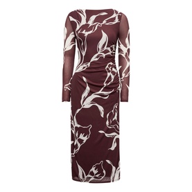 Ally Petite Floral Flared Dress