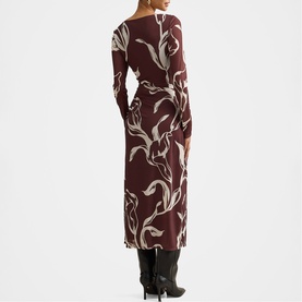 Ally Petite Floral Flared Dress