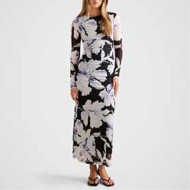 Amaya Floral Mesh Dress