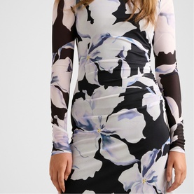 Amaya Floral Mesh Dress