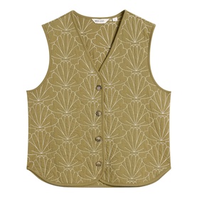 Ayra Embroidered Quilted Gilet