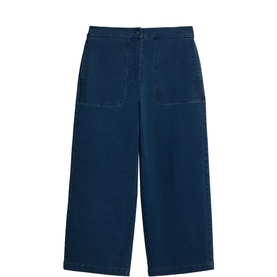 Belle Wide Leg Cropped Trousers