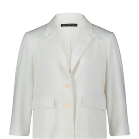 Patch Pocket Single-Breasted Blazer