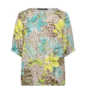 Floral Animal Loose Blouse