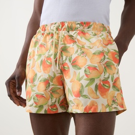 Summer Peach Swim Shorts