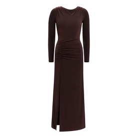 Cherie Ruched Flared Dress