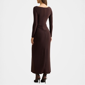 Cherie Ruched Flared Dress