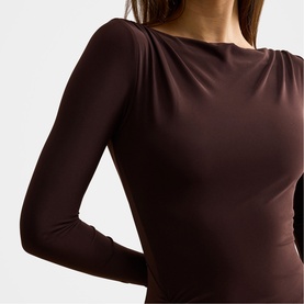 Cherie Ruched Flared Dress
