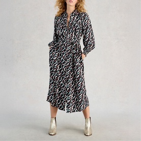 Covy Printed Shirt Dress