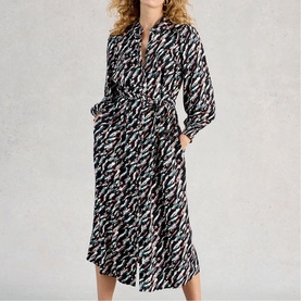 Covy Printed Shirt Dress