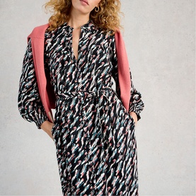 Covy Printed Shirt Dress