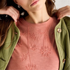 Gina Embroidered T-Shirt
