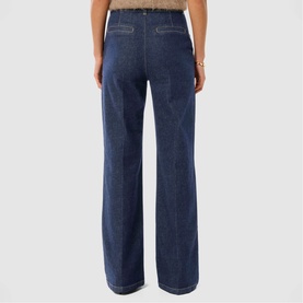 Harper Mid-Rise Wide Leg Jeans