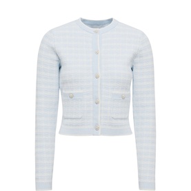 Isla Check Knit Cardigan