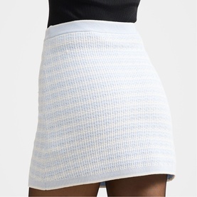 Isla Check Knit Mini Skirt