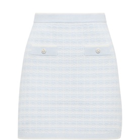 Isla Check Knit Mini Skirt