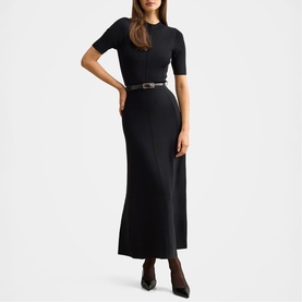 Josie Belted Knitted Dress