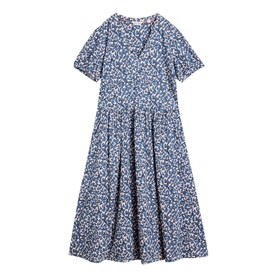 Leah Printed Flared Dress