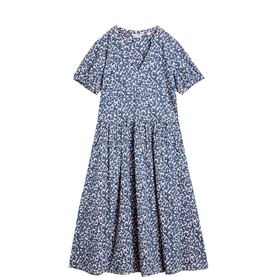 Leah Printed Flared Dress
