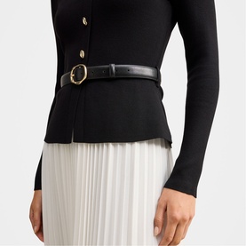 Louisa Hybrid Pleated Dress