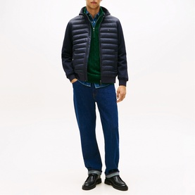 Hybrid Quilted Bomber Jacket