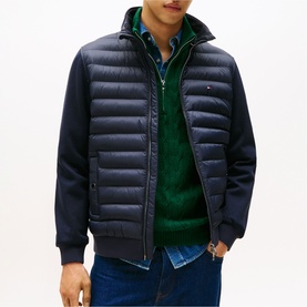 Hybrid Quilted Bomber Jacket