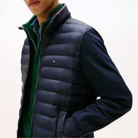Hybrid Quilted Bomber Jacket