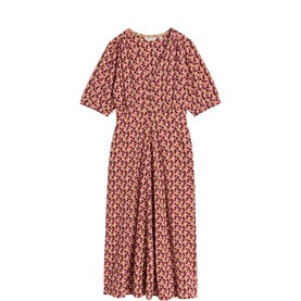 Megan Heart Flared Dress
