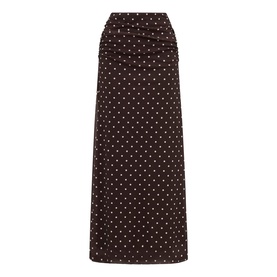Mimi Polka Dot Flared Skirt