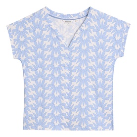 Nelly Printed Notch T-Shirt