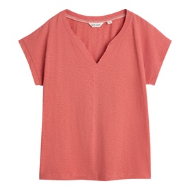 Nelly Solid Notch T-Shirt