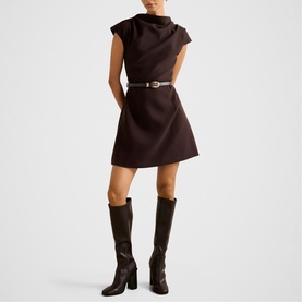 Natalie Petite Flared Mini Dress