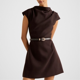Natalie Petite Flared Mini Dress