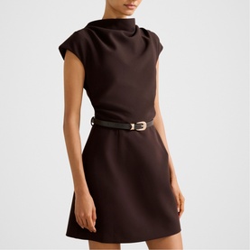 Natalie Petite Flared Mini Dress