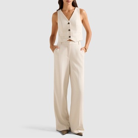 Oaklyn High-Rise Wide Leg Trousers