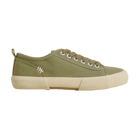 Pippa Canvas Lace Up Trainers