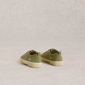 Pippa Canvas Lace Up Trainers