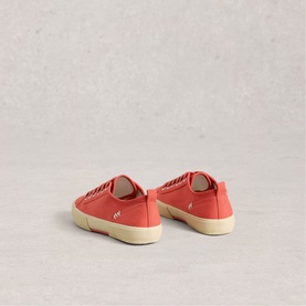 Pippa Canvas Lace Up Trainers