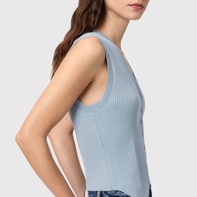 Cruz Rib Knit Waistcoat