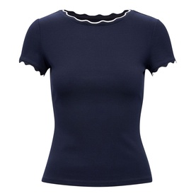 Rebecca Scallop Trim T-Shirt