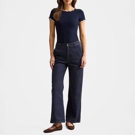 Rebecca Scallop Trim T-Shirt