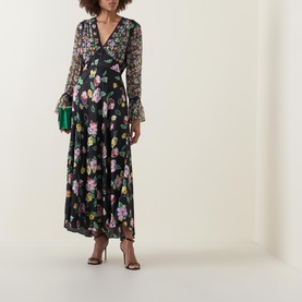 Arlena Mix Pattern Dress