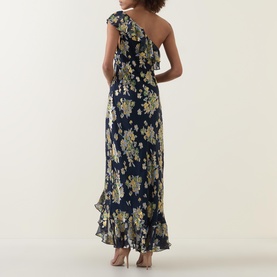 Leon One Shoulder Floral Dress