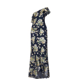 Leon One Shoulder Floral Dress