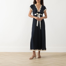 Marlice Lace Trim Dress