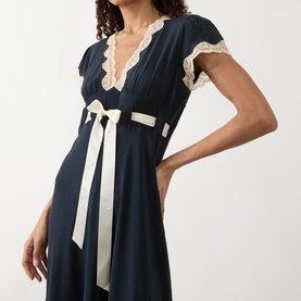 Marlice Lace Trim Dress